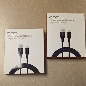 CODi USB-A to Lightning Cable 6ft